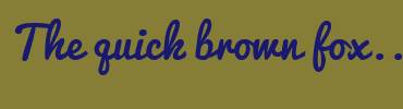 Image with Font Color 191970 and Background Color 867E36